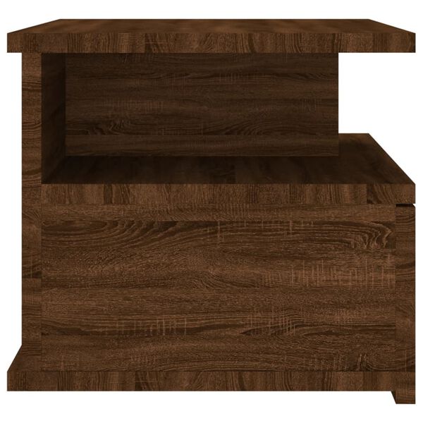 vidaXL Κομοδίνα Κρεμαστά 2 τεμ. Καφέ Δρυς 40x31x27 εκ. Επεξεργ. Ξύλο