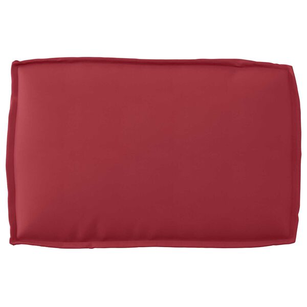 vidaXL Σετ Μαξιλαριών Παλέτας 2 Τεμαχίων Wine Red Oxford Fabric