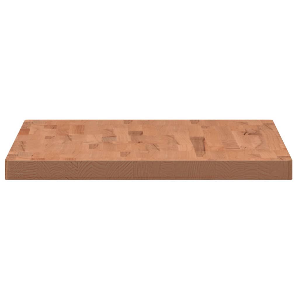 vidaXL Επιφάνεια Τραπεζιού Ορθογώνια 100x60x4 εκ. Μασίφ Ξύλο Οξιάς