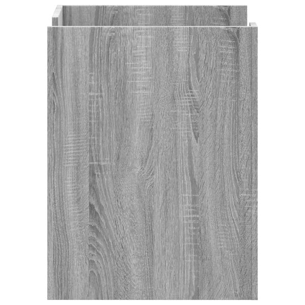 vidaXL Κομοδίνο Γκρι Sonoma 45x50x65 εκ. από Επεξεργασμένο Ξύλο