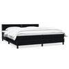 vidaXL Box Spring &Kappa;&rho;&epsilon;&beta;ά&tau;&iota; &mu;&epsilon; &sigma;&tau;&rho;ώ&mu;&alpha; &Mu;&alpha;ύ&rho;&omicron; 200x220 cm &Beta;&epsilon;&lambda;&omicron;ύ&delta;&iota;&nu;&omicron;