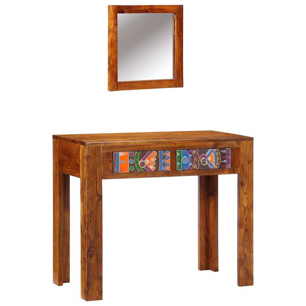 vidaXL Τραπέζι περιποίησης Καφέ 90 x 45 x 75 cm Μασίφ ξύλο ακακίας