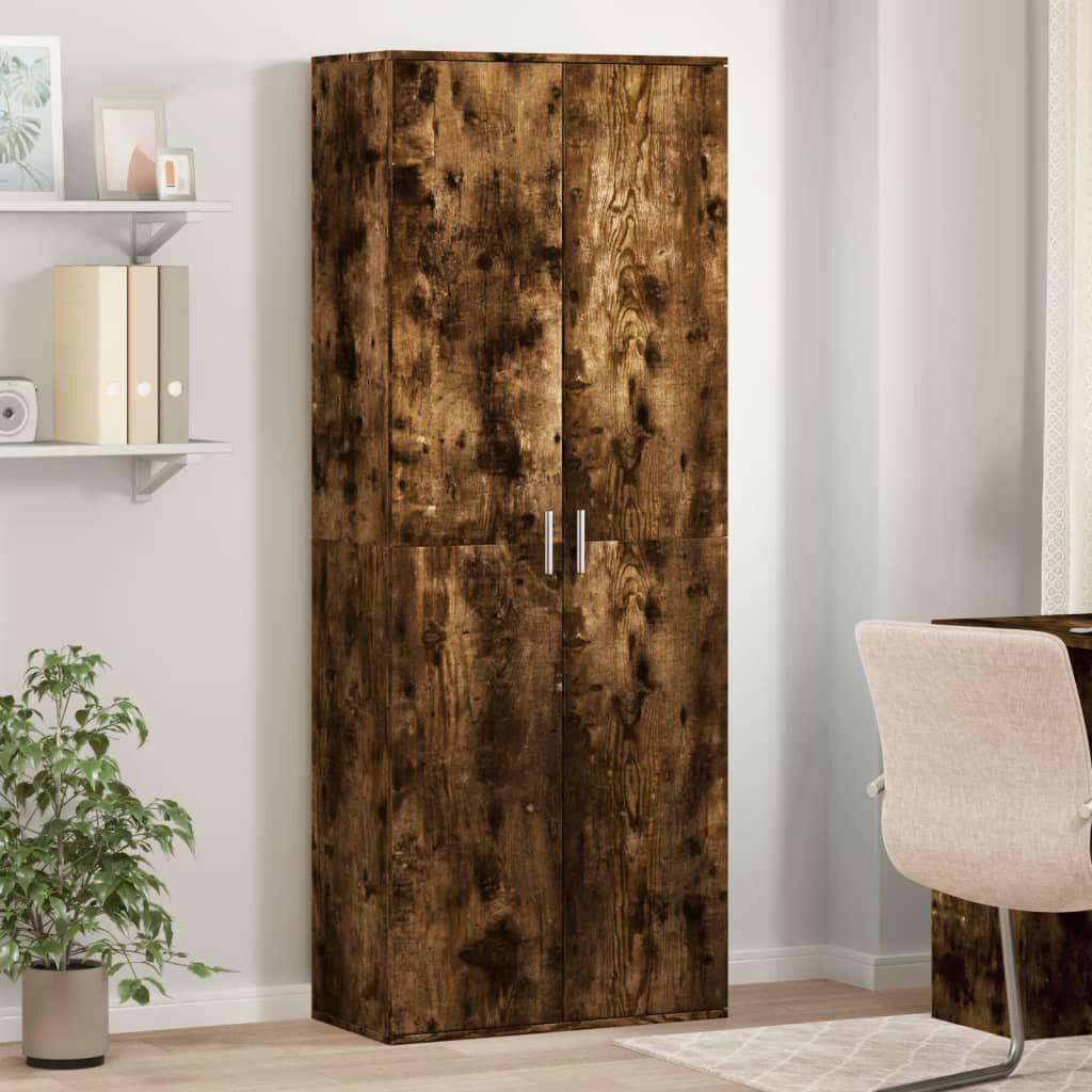 vidaXL Ντουλάπα Καπνιστή Δρυς 70x35x180 εκ. από Επεξεργασμένο Ξύλο