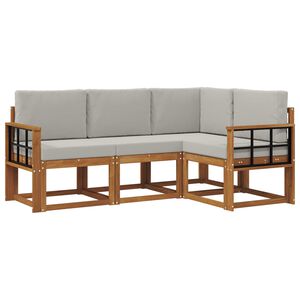 vidaXL &Sigma;&epsilon;&iota;&rho;ά &Kappa;&alpha;&nu;&alpha;&pi;έ &Epsilon;&xi;&omega;&tau;&epsilon;&rho;&iota;&kappa;&omicron;ύ 4 pcs &Phi;&upsilon;&sigma;&iota;&kappa;ό &kappa;&alpha;&iota; &Alpha;&nu;&omicron;&iota;&chi;&tau;ό &Gamma;&kappa;&rho;&iota;