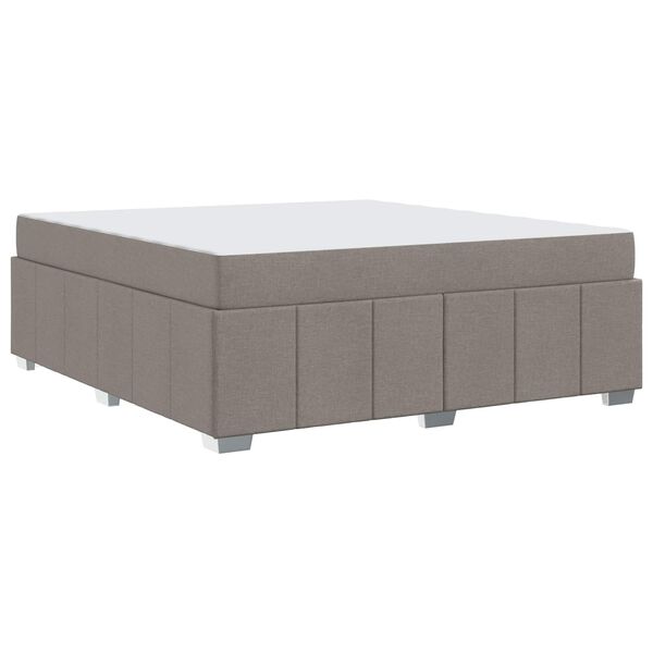 vidaXL &Sigma;&kappa;&epsilon;&lambda;&epsilon;&tau;ό&sigmaf; &Kappa;&rho;&epsilon;&beta;&alpha;&tau;&iota;&omicron;ύ &mu;&epsilon; &sigma;&tau;&rho;ώ&mu;&alpha; Taupe 180 x 200 cm ύ&phi;&alpha;&sigma;&mu;&alpha;