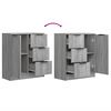 vidaXL Ντουλάπι Γκρι Sonoma 60 x 30 x 70 εκ. από Επεξεργασμένο Ξύλο