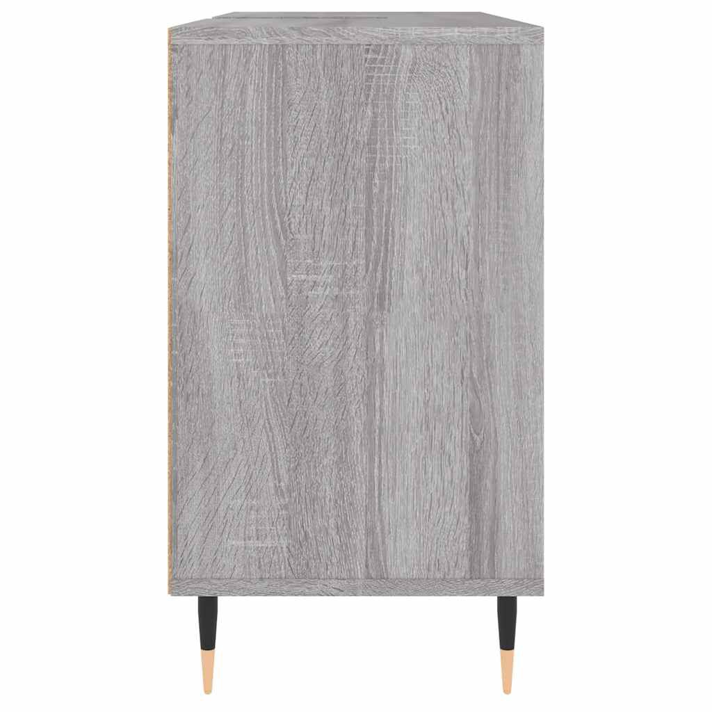 vidaXL Ντουλάπι Μπάνιου Γκρι Sonoma 80 x 33 x 60 εκ. από Επεξεργ. Ξύλο