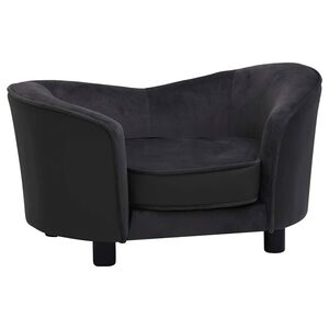 vidaXL &Kappa;&alpha;&nu;&alpha;&pi;έ&sigmaf;-&Kappa;&rho;&epsilon;&beta;ά&tau;&iota; &Sigma;&kappa;ύ&lambda;&omicron;&upsilon; &Mu;&alpha;ύ&rho;&omicron;&sigmaf; 69x49x40&epsilon;&kappa;. &Beta;&epsilon;&lambda;&omicron;&upsilon;&tau;έ/&Sigma;&upsilon;&nu;&theta;&epsilon;&tau;. &Delta;έ&rho;&mu;&alpha;