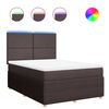 vidaXL &Kappa;&rho;&epsilon;&beta;ά&tau;&iota; Boxspring &mu;&epsilon; &Sigma;&tau;&rho;ώ&mu;&alpha; &Sigma;&kappa;&omicron;ύ&rho;&omicron; &Kappa;&alpha;&phi;έ 140x190 &epsilon;&kappa;. &Upsilon;&phi;&alpha;&sigma;&mu;ά&tau;&iota;&nu;&omicron;