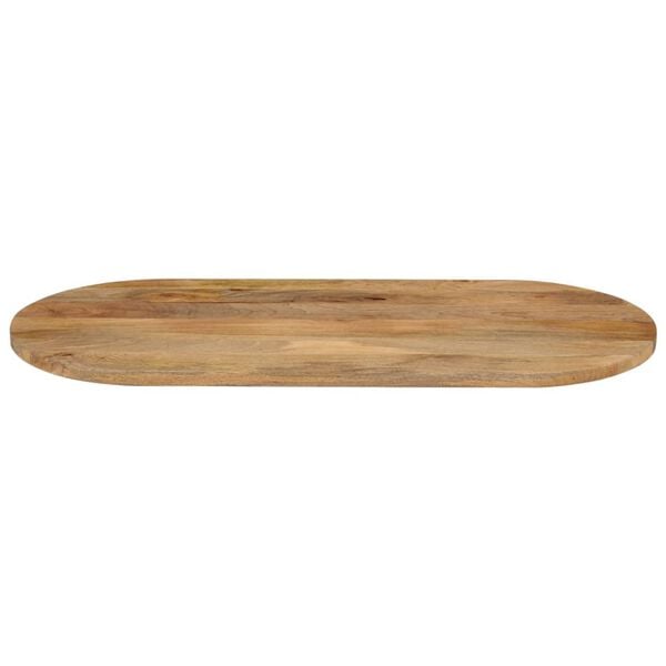 vidaXL Επιφάνεια Τραπεζιού Οβάλ 140x50x3,8 εκ. Μασίφ Ξύλο Μάνγκο