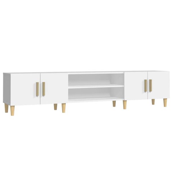 vidaXL Έπιπλο Τηλεόρασης Λευκό 180x31,5x40 εκ. από Τεχνητό Ξύλο
