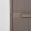 vidaXL Ντουλάπι Αποθήκευσης Κήπου Καφέ 65x45x172 εκ. PP Εμφάνιση Ξύλου