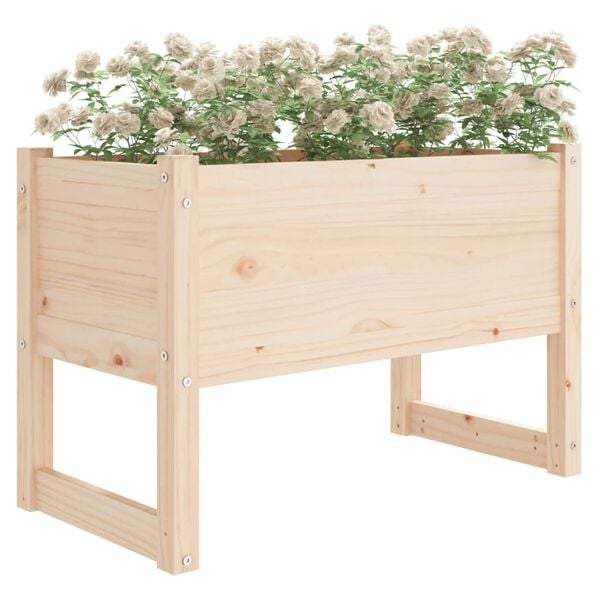 vidaXL Ζαρντινιέρα 78x40x52 εκ. από Μασίφ Ξύλο Πεύκου