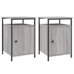 vidaXL &Kappa;&omicron;&mu;&omicron;&delta;ί&nu;&alpha; 2 &tau;&epsilon;&mu;. &Gamma;&kappa;&rho;&iota; Sonoma 40x42x60&epsilon;&kappa;. &alpha;&pi;ό &Epsilon;&pi;&epsilon;&xi;&epsilon;&rho;&gamma;&alpha;&sigma;&mu;έ&nu;&omicron; &Xi;ύ&lambda;&omicron;