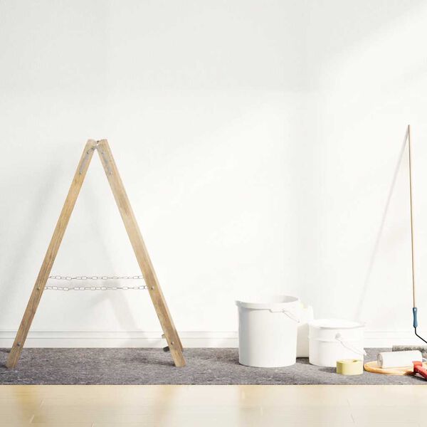 vidaXL Αντιολισθητικό μαλλί ζωγράφου 10 m 280 g/m² Γκρι