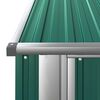 vidaXL Αποθήκη Κήπου Πράσινη 180,5 x 97 x 209,5 εκ. από Γαλβανισμένο Ατσάλι
