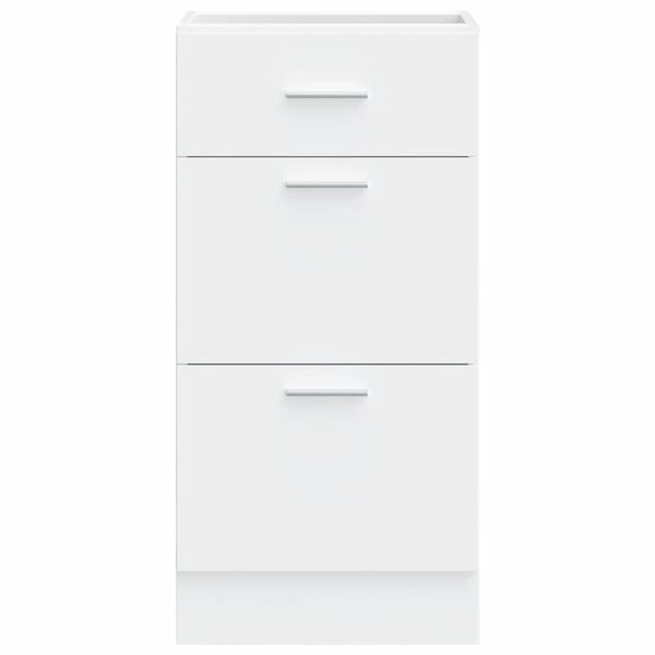 vidaXL Ντουλάπι "Lyon" Λευκό 40x46x81,5 εκ. από Τεχνητό Ξύλο