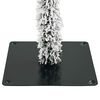 vidaXL Χριστουγεννιάτικο Δέντρο με 150 LED Λευκό 120 cm ΠΕ και Ατσάλι