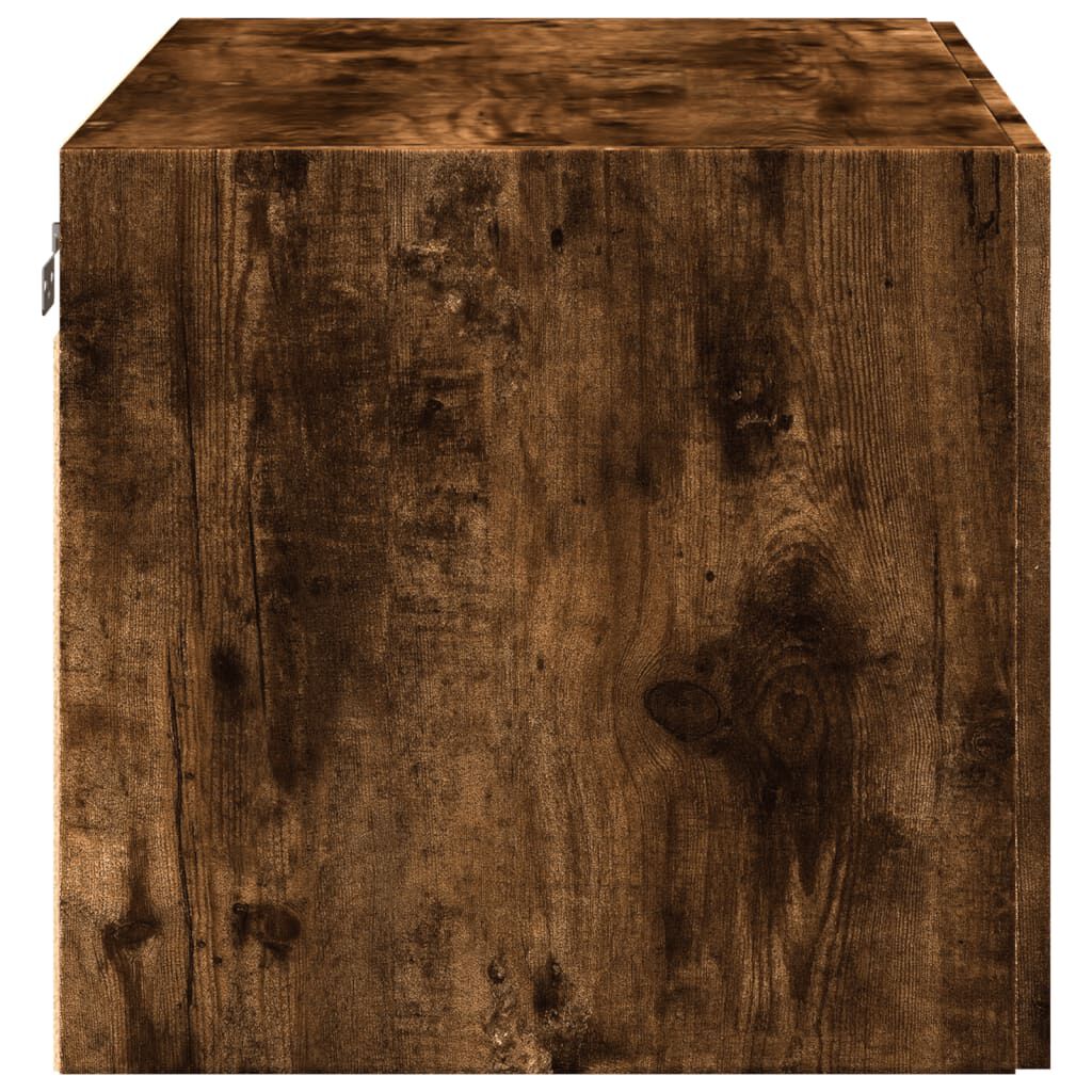 vidaXL Ντουλάπι Τοίχου Καπνιστή Δρυς 80x42,5x40 εκ. Επεξεργασμένο Ξύλο