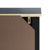 vidaXL Ντουλάπι Πλυντηρίου BERG Μαύρο 76x27x164,5 εκ. από Μασίφ Ξύλο