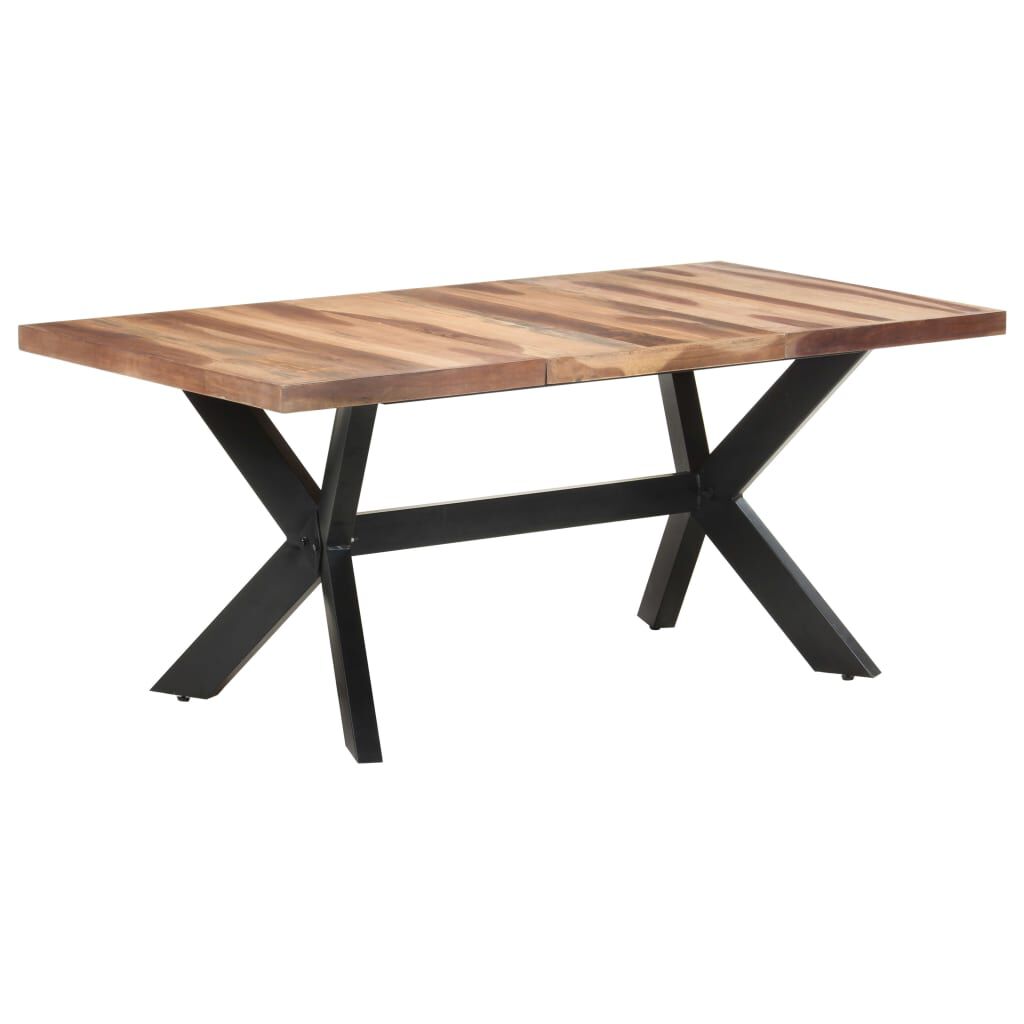 vidaXL Τραπεζαρία 180 x 90 x 75 εκ. Μασίφ Ξύλο & Μελί Φινίρισμα