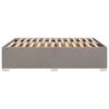 vidaXL Σκελετός Κρεβατιού Χωρίς Στρώμα Taupe 140x200 εκ. Υφασμάτινο