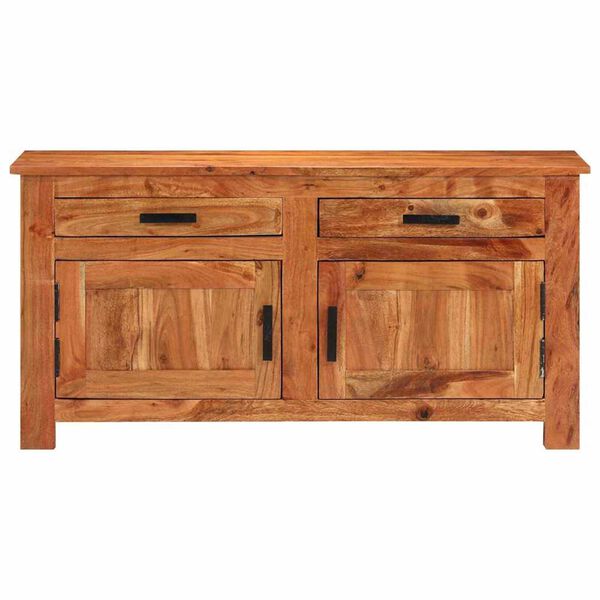 vidaXL Πλαϊνό γραφείο Καφέ 100 x 30 x 50 cm Μασίφ ξύλο ακακίας