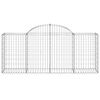 vidaXL Συρματοκιβώτια Τοξωτά 40 τεμ. 200x50x80/100 εκ. Γαλβαν. Ατσάλι