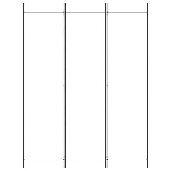vidaXL Διαχωριστικό Δωματίου με 3 Πάνελ Λευκό 150 x 200 εκ. Υφασμάτινο