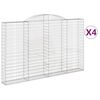vidaXL &Sigma;&upsilon;&rho;&mu;&alpha;&tau;&omicron;&kappa;&iota;&beta;ώ&tau;&iota;&alpha; &Tau;&omicron;&xi;&omega;&tau;ά 4 &tau;&epsilon;&mu;. 300x30x180/200 &epsilon;&kappa;. &Gamma;&alpha;&lambda;&beta;&alpha;&nu;. &Alpha;&tau;&sigma;ά&lambda;&iota;