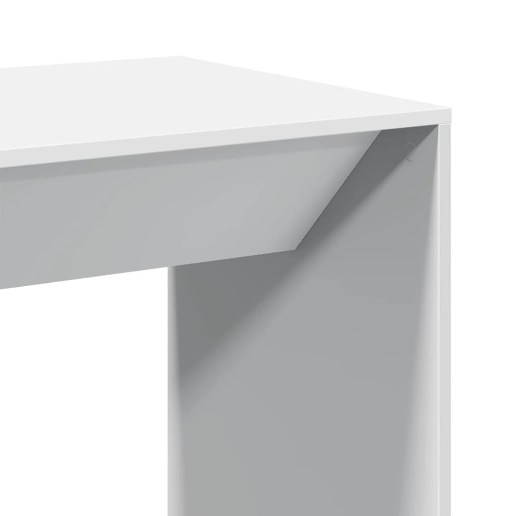 vidaXL Τραπέζι Μπαρ Λευκό 51x50x103,5 εκ. Επεξ. Ξύλο