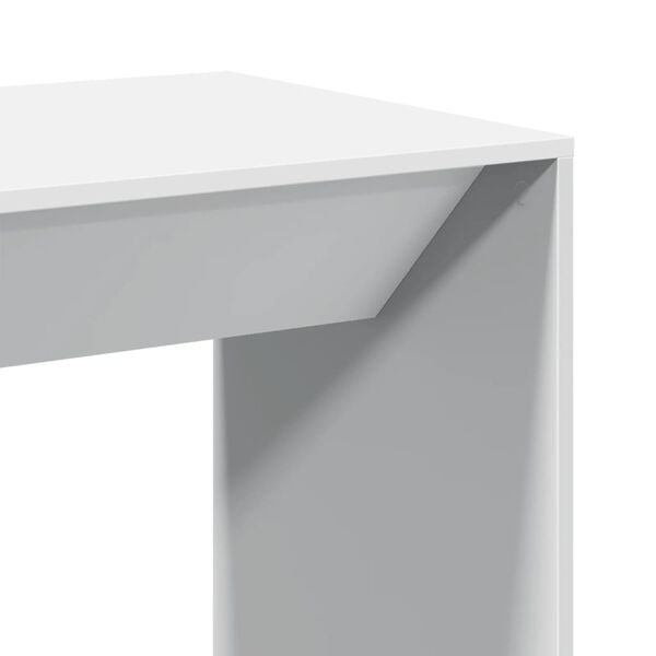 vidaXL Τραπέζι Μπαρ Λευκό 51x50x103,5 εκ. Επεξ. Ξύλο