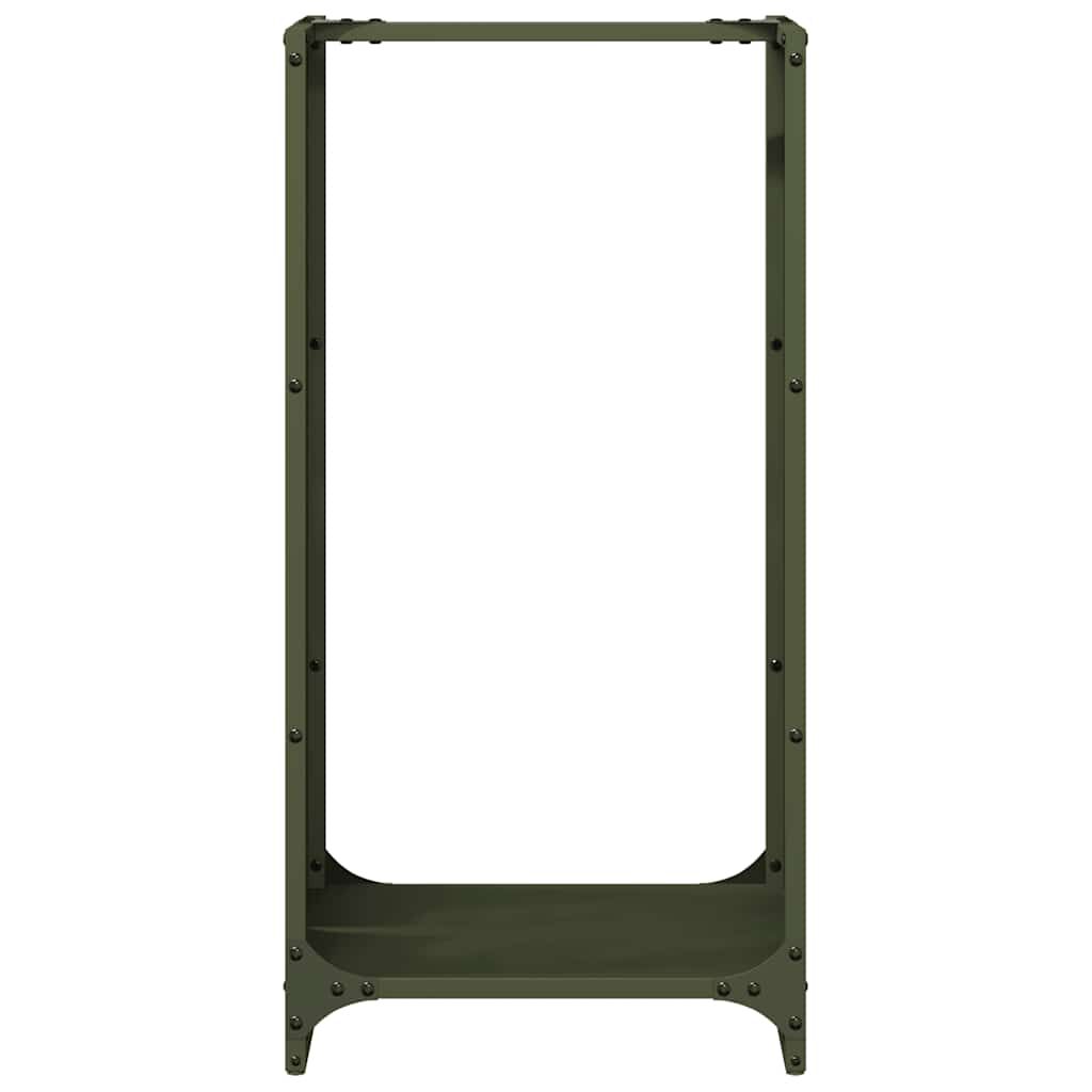 vidaXL Ράφι Καυσόξυλων 40x30x80 εκ. Χάλυβας ψυχρής έλασης