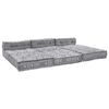 vidaXL Μαξιλάρι 4 pcs Ανοιχτό γκρι 70 x 70 x 54 εκ Πολυεστέρας