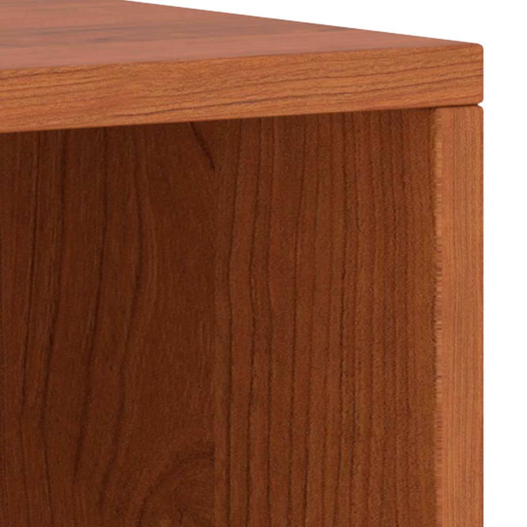 vidaXL Κομοδίνα 2 τεμ. Καφέ Μελί 35 x 30 x 40 εκ. Μασίφ Ξύλο Πεύκου
