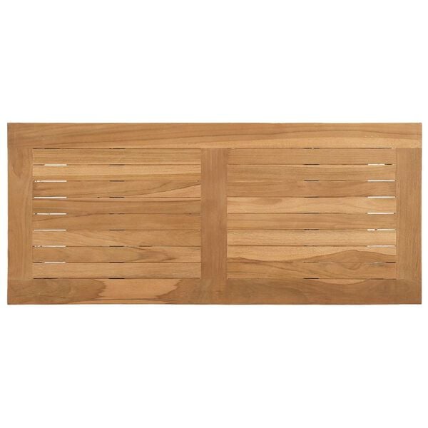 vidaXL Τραπέζι κονσόλας Καφέ 85 x 35 x 75 εκ Μασίφ ξύλο teak