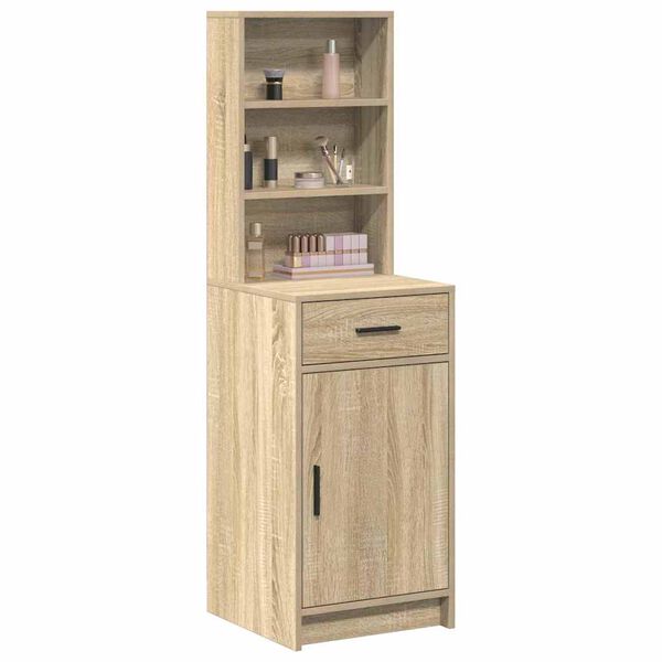 vidaXL Highboard &Delta;&rho;ύ&sigmaf; Sonoma 40 x 40,5 x 135 &epsilon;&kappa;. &Epsilon;&pi;&epsilon;&xi;&epsilon;&rho;&gamma;&alpha;&sigma;&mu;έ&nu;&omicron; &xi;ύ&lambda;&omicron;