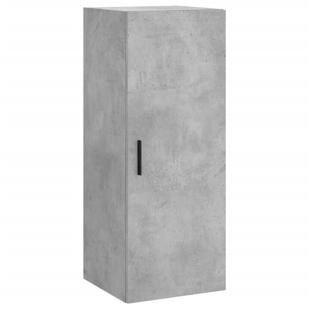 vidaXL Ντουλάπι Τοίχου Γκρι Σκυροδέματος 34,5 x 34 x 90 εκ.