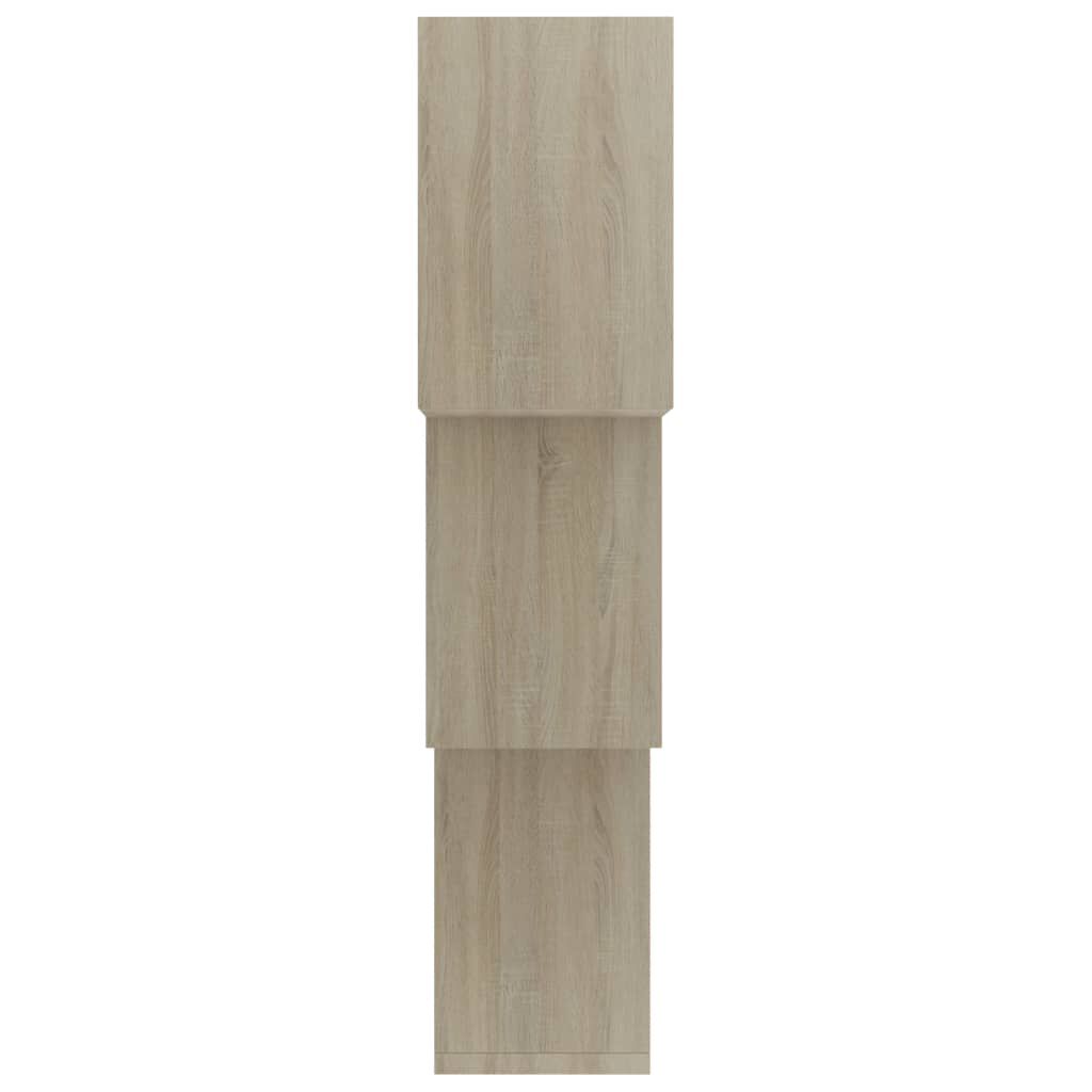 vidaXL Ράφια Κύβοι Τοίχου Χρώμα Sonoma Δρυς 68x15x68 εκ. Επεξ. Ξύλο
