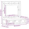 vidaXL Ντουλάπα Καθρέφτη με ράφι artisan δρυς 62 x 31.5 x 62 εκ.