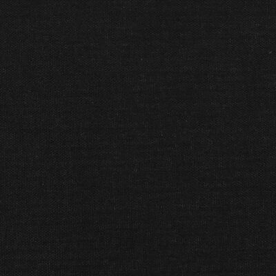 vidaXL Πλαίσιο Κρεβατιού με Κεφαλάρι Μαύρο 90x200 εκ. Υφασμάτινο