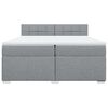 vidaXL &Kappa;&rho;&epsilon;&beta;ά&tau;&iota; Boxspring &mu;&epsilon; &Sigma;&tau;&rho;ώ&mu;&alpha; &Alpha;&nu;&omicron;&iota;&chi;&tau;ό &Gamma;&kappa;&rho;&iota; 200x200 &epsilon;&kappa;. &Upsilon;&phi;&alpha;&sigma;&mu;ά&tau;&iota;&nu;&omicron;