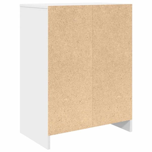 vidaXL Παπουτσοθήκη Λευκή 57x34x76 εκ. από Επεξεργασμένο Ξύλο