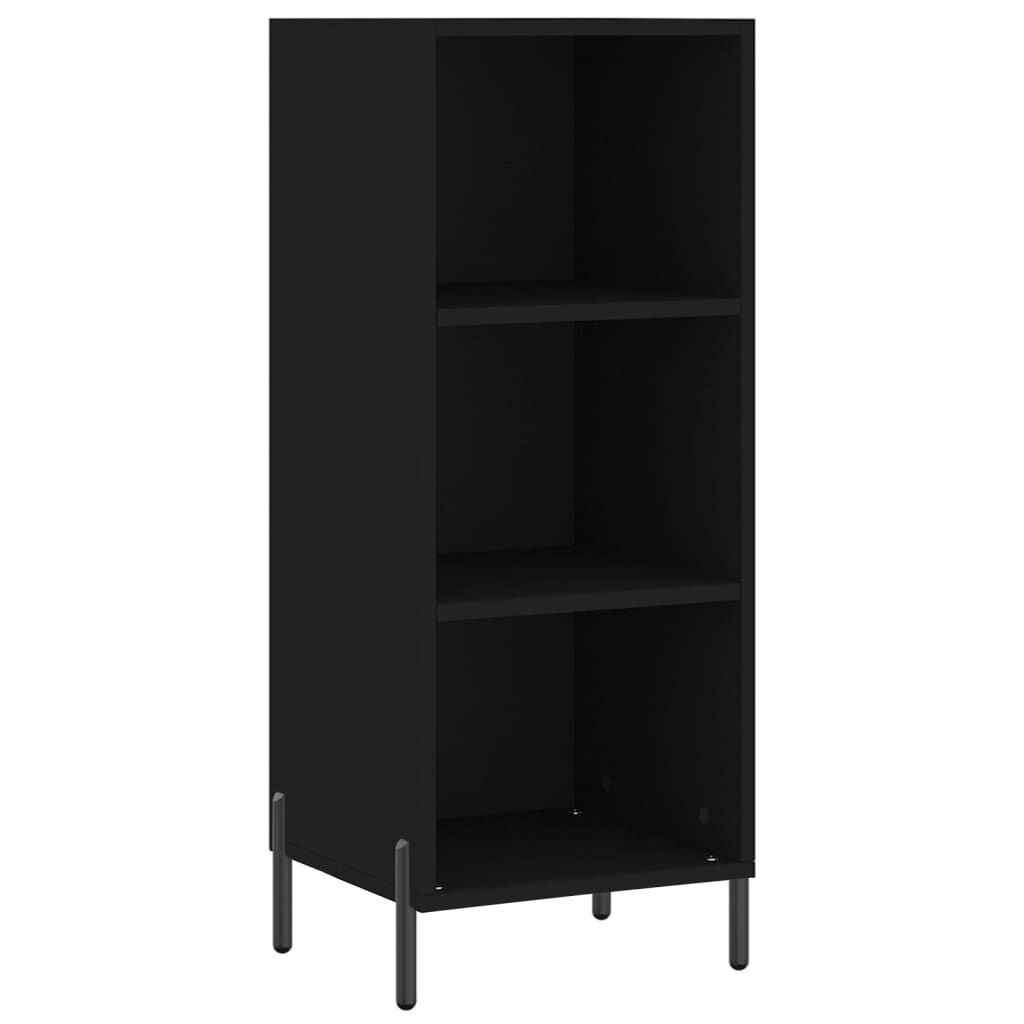 vidaXL Ντουλάπι Μαύρο 34,5x32,5x90 εκ. Επεξεργασμένο Ξύλο