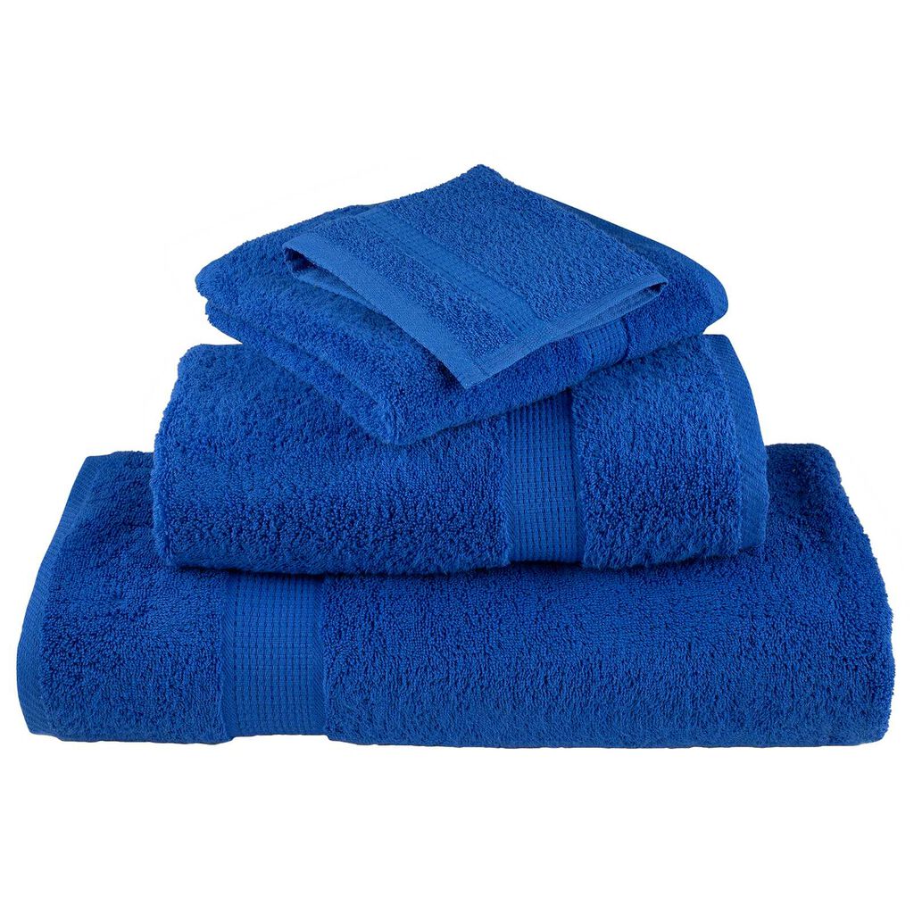 vidaXL Πετσέτες 4 pcs Μπλε 15 x 21 cm Βαμβάκι
