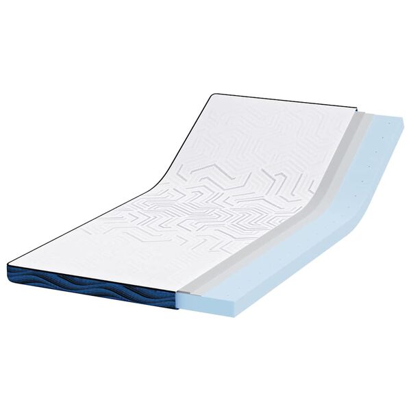 vidaXL &Sigma;&tau;&rho;ώ&mu;&alpha; &epsilon;&pi;&iota;&kappa;ά&lambda;&upsilon;&psi;&eta;&sigmaf; &Lambda;&epsilon;&upsilon;&kappa;ό 100 x 200 cm &Upsilon;&phi;&alpha;&sigma;&mu;&alpha; Jacquard