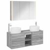 vidaXL &Sigma;&epsilon;&tau; &Epsilon;&pi;ί&pi;&lambda;&omega;&nu; &Mu;&pi;ά&nu;&iota;&omicron;&upsilon; 4 pcs &Gamma;&kappa;&rho;&iota; Sonoma