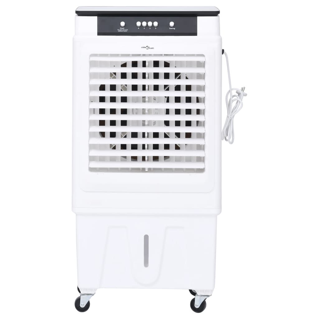 vidaXL Air Cooler Φορητό 3 σε 1 Ασπρόμαυρο 480 x 340 x 980 εκ. 80 W