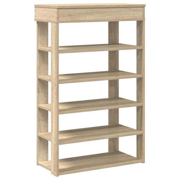 vidaXL Παπουτσοθήκη sonoma Δρυς 60x30x98 εκ. Επεξεργασμένο Ξύλο