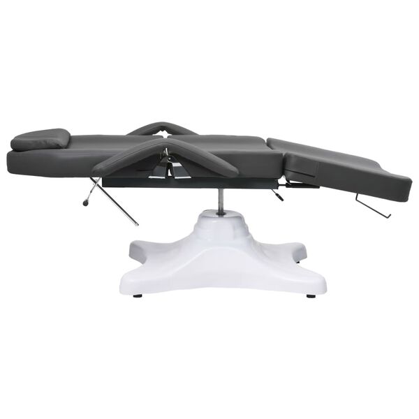 vidaXL Κρεβάτι - Πολυθρόνα Αισθητικής Γκρι 180 x 62 x (86,5-118) εκ.